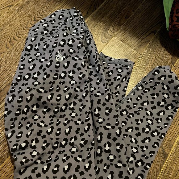 Ryderwear Hybrid Full Length Leggings - Steel Blue - L - Picture 1 of 2